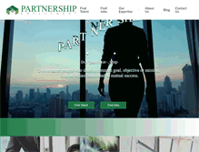 Tablet Screenshot of partnershipemployment.com